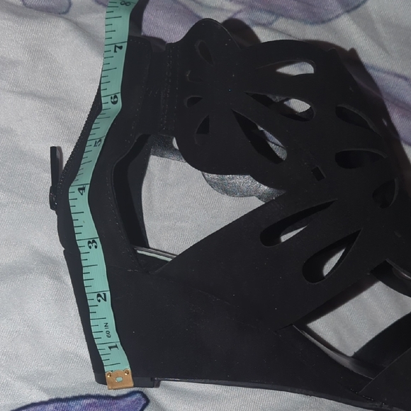 Torrid Wide Width Cutout Wedges 10W - Picture 8 of 12